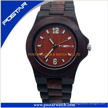 Venda quente de madeira impermeável Ladies Watch pulseira de relógio com alta qualidade